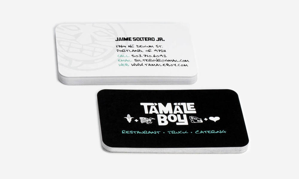 tamale boy business card