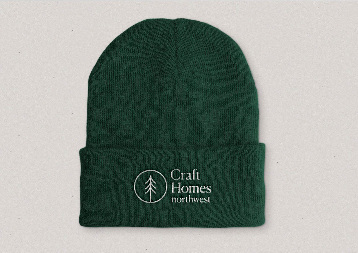 branded beanie design craft homes nw