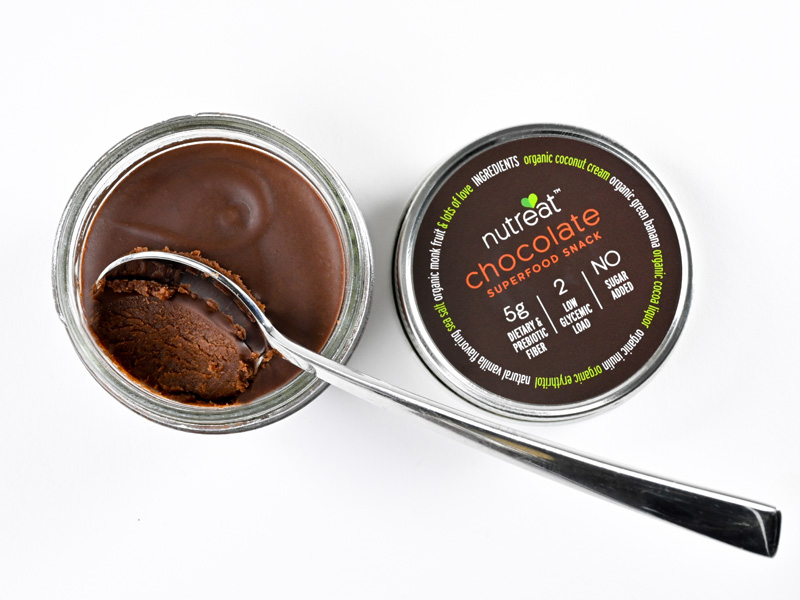 package design for nutreat chocolate superfood snack