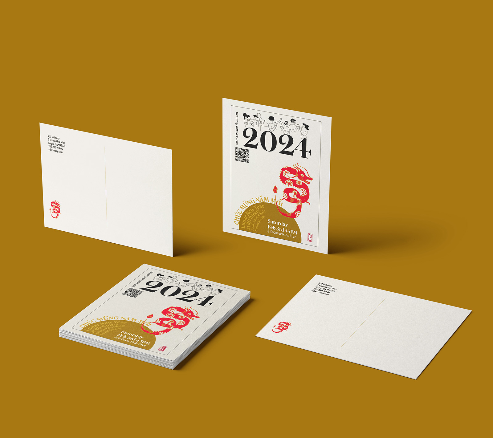 Event branding for Lunar New Year festival