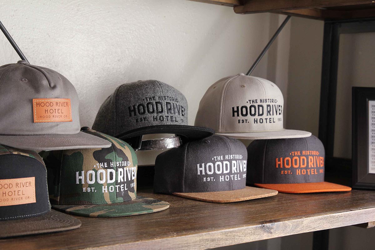 hood river hotel branded hats