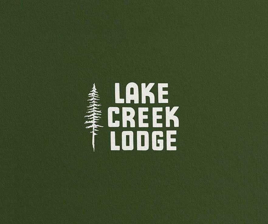 Hotel branding Lake Creek Lodge Oregon