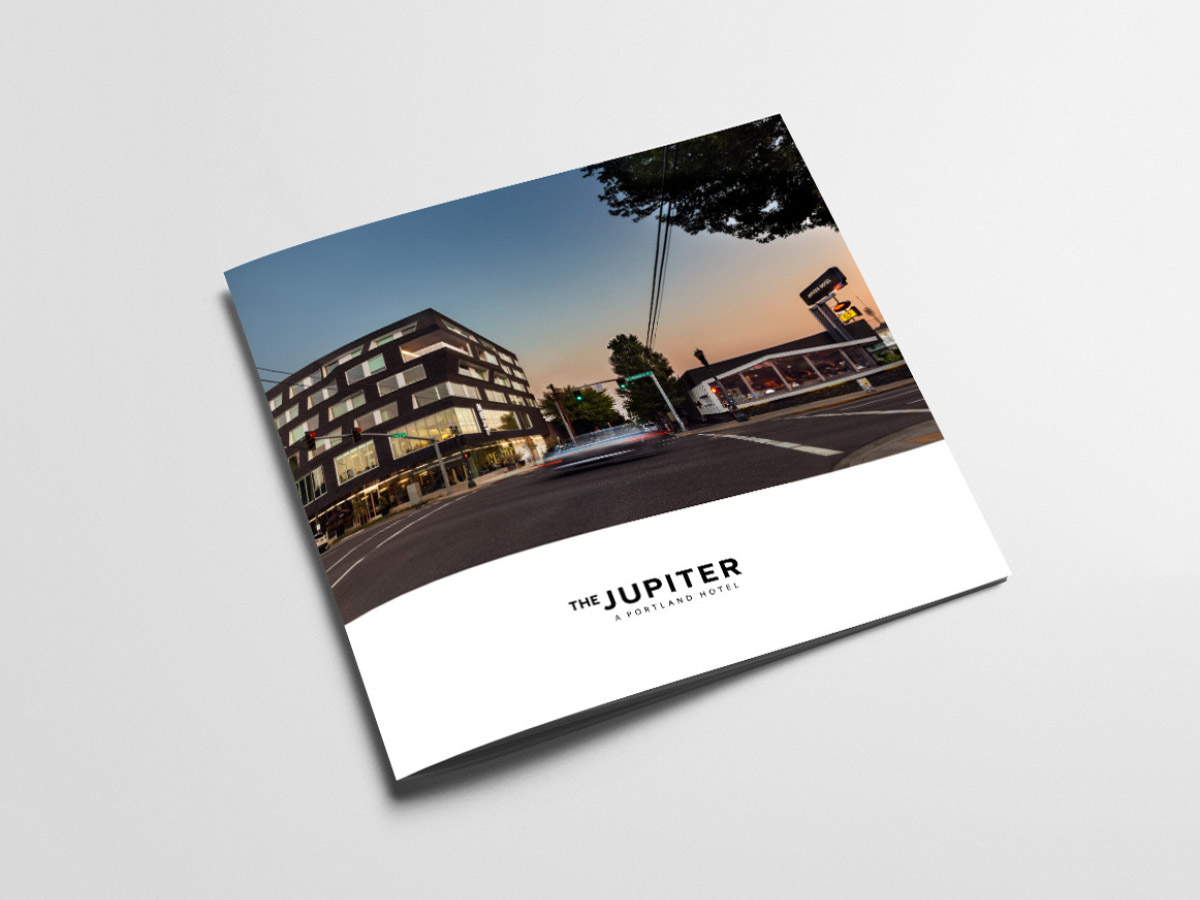 Jupiter Hotel brochure design