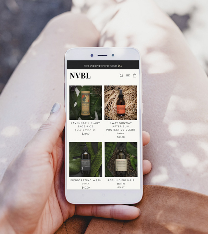 nvbl mobile web design